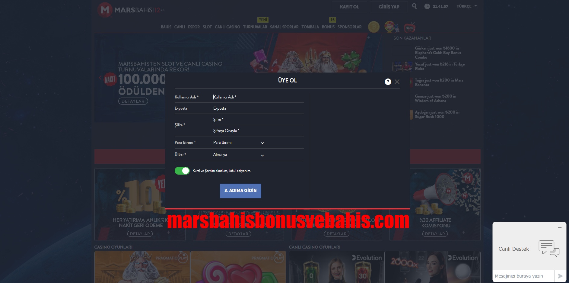 Marsbahis